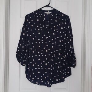 LUSH V-Neck Blouse